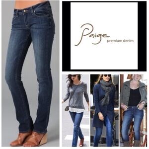 Paige Denim Skyline Drive Classic Rise 12” Peg sz 25